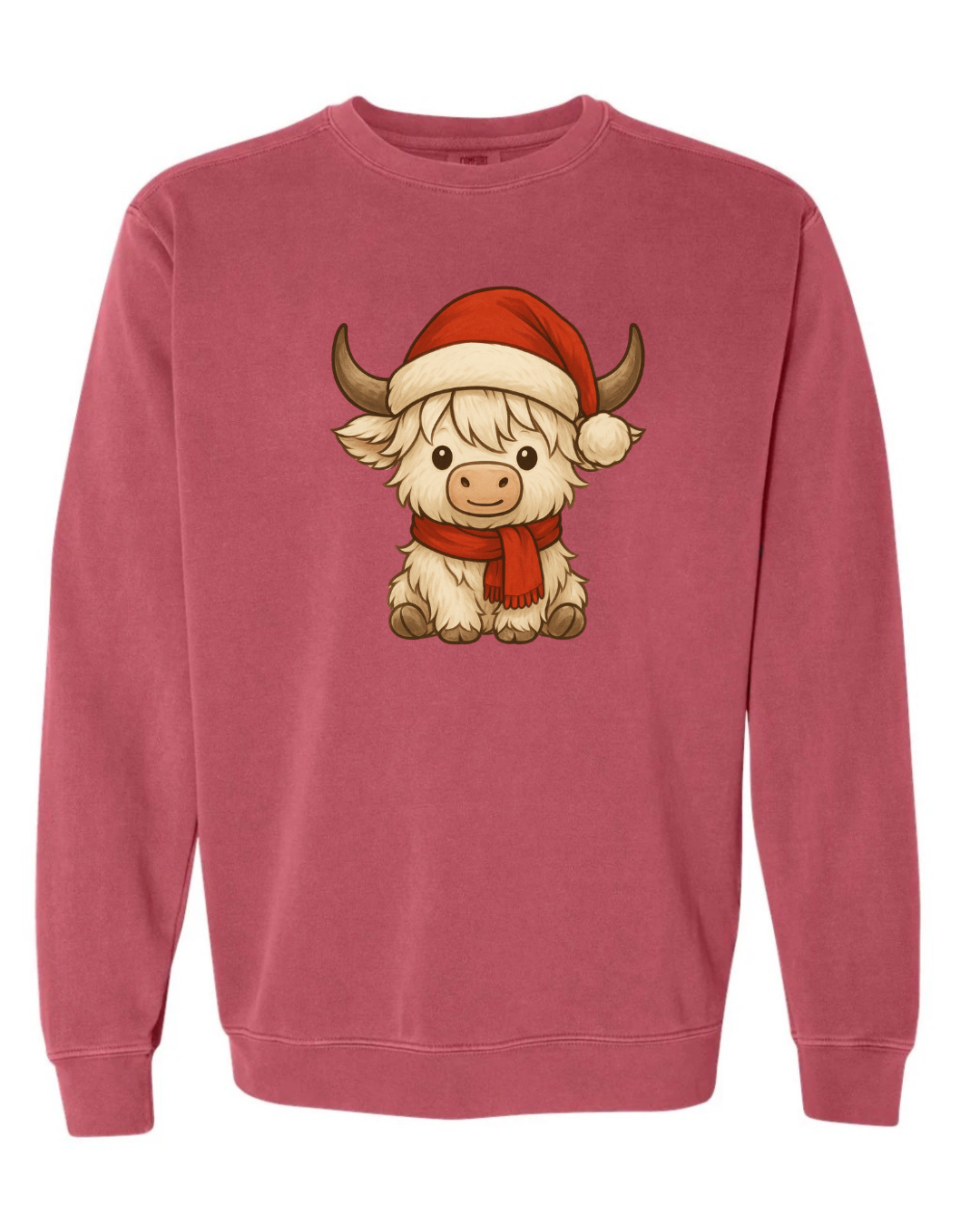 Highland Cow Comfort Colors Crewneck