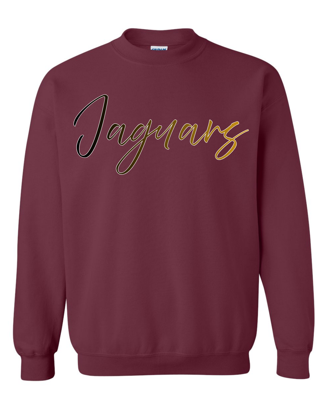 Gradient Jaguars Script Crewneck (Multiple Colors)