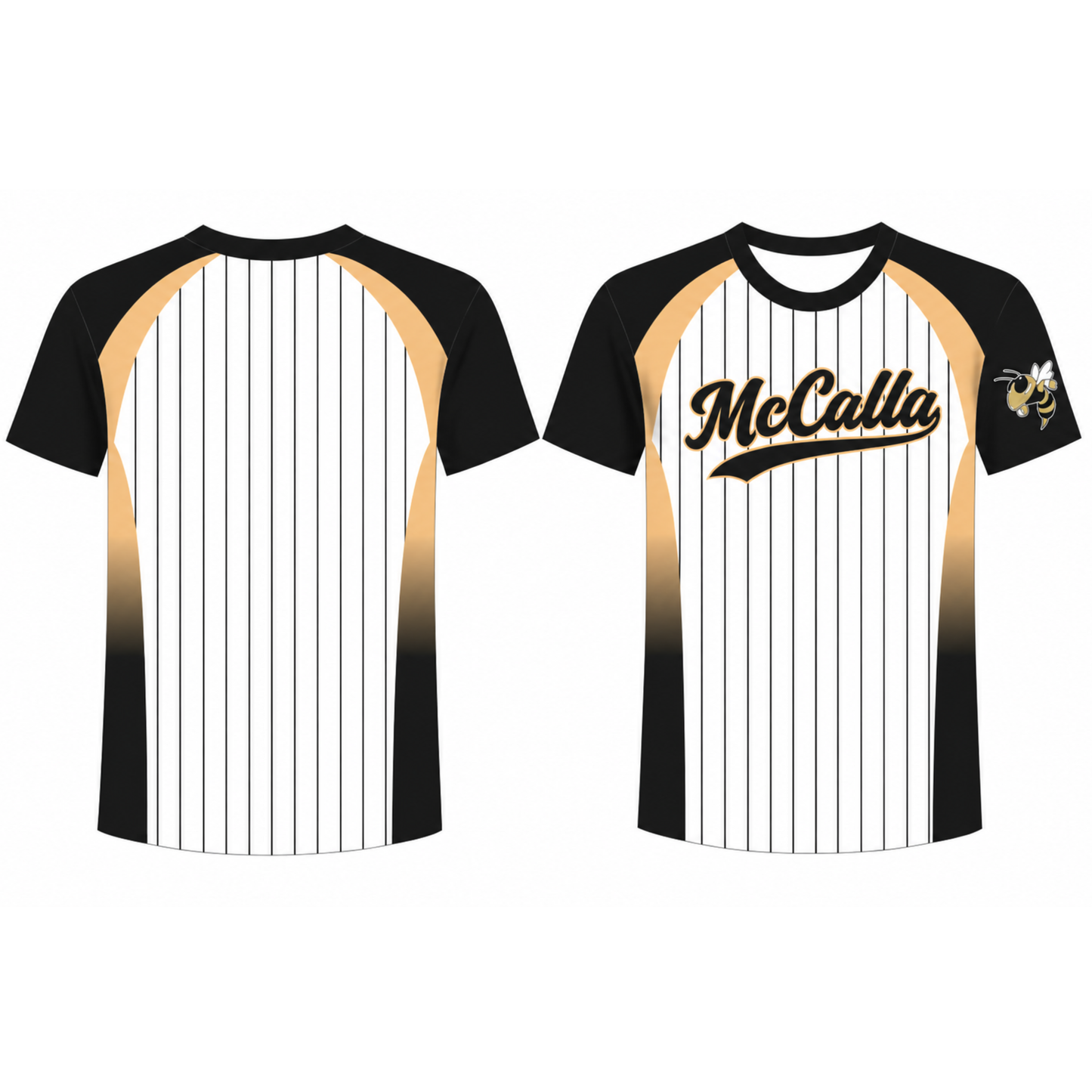 Jackets Coaches Shirt Black and White
