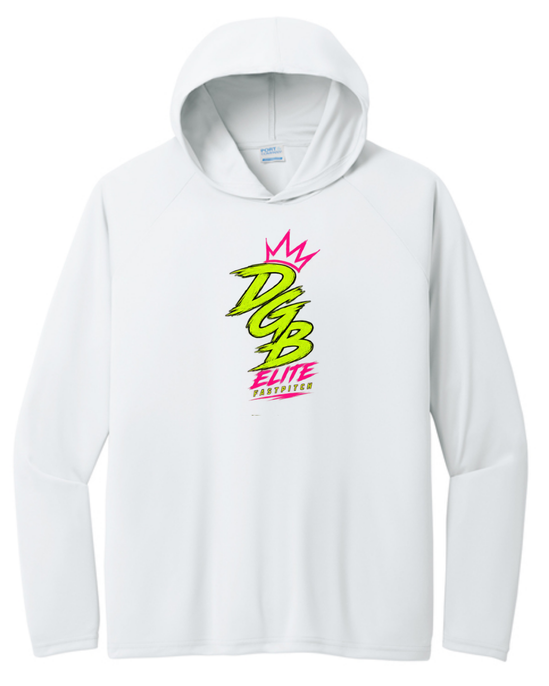 OGB Elite Fastpitch Long Sleeve Poly Shirts (Black and White)