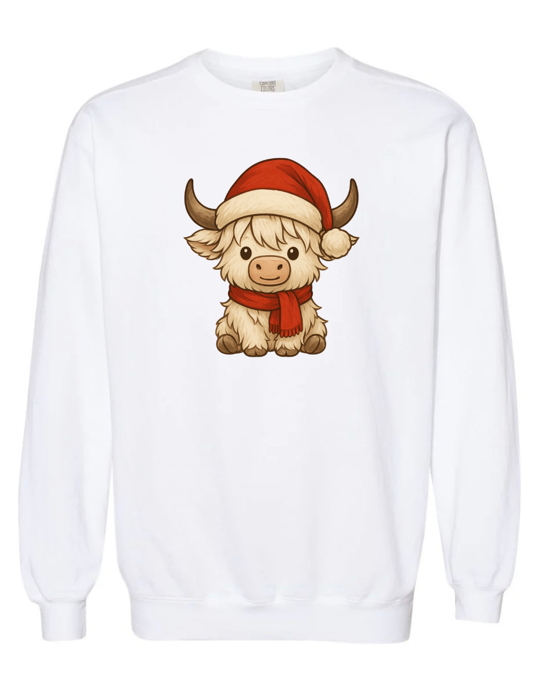 Highland Cow Comfort Colors Crewneck