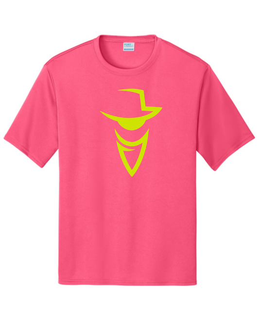 Outlaw Logo (Black, Pink, Carolina Blue)