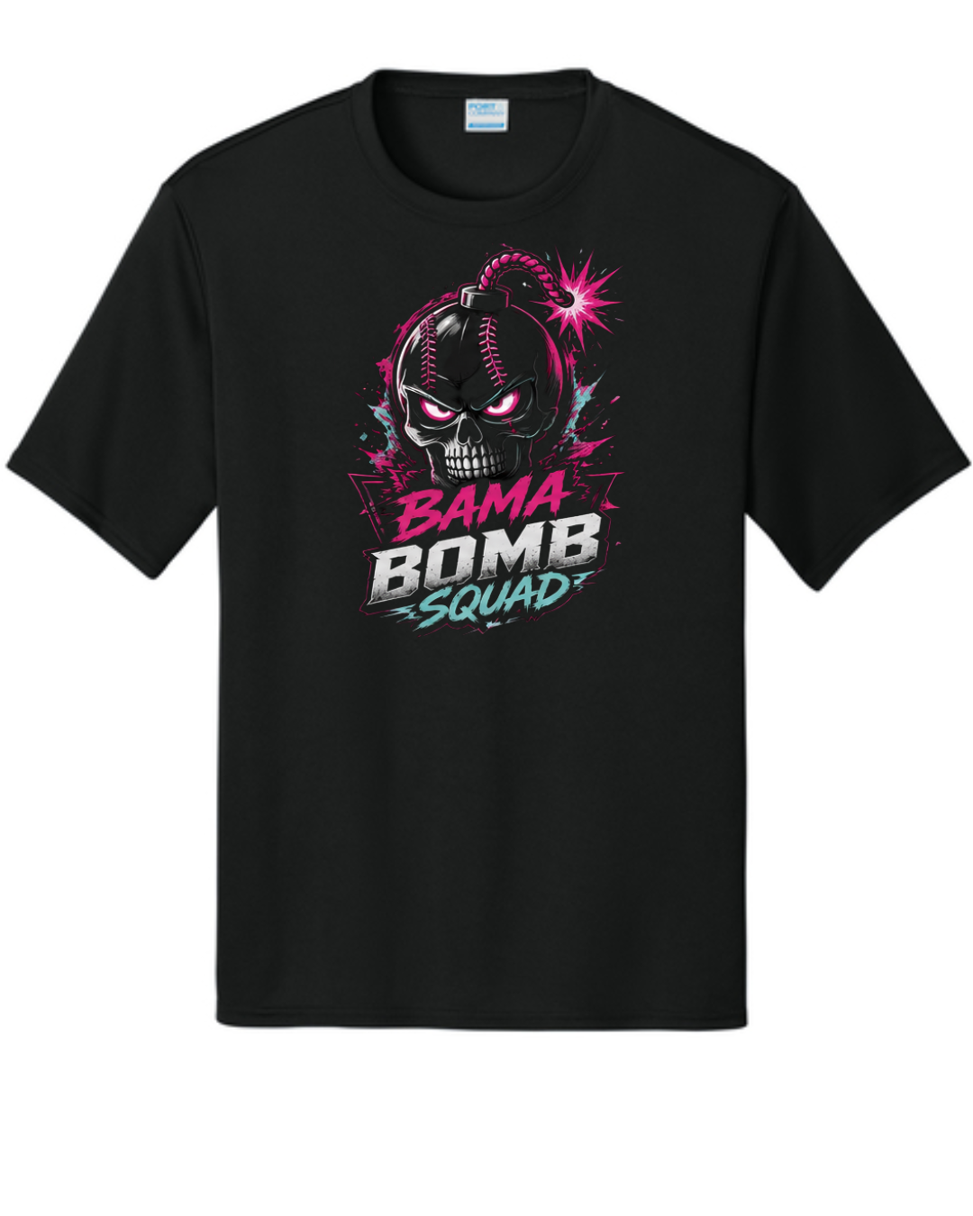 Bama Bomb Squad Bombs Away Shirt (Black and Pink)