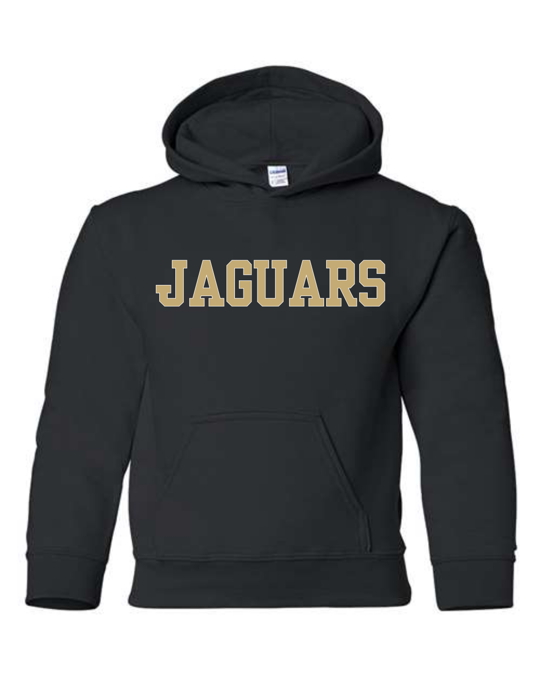 Gold Letter Jaguars Hoodie (Multiple Colors)