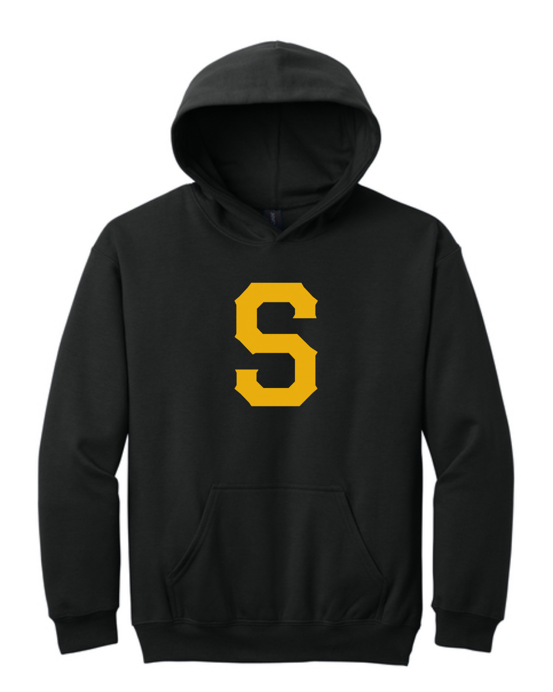 Slammers Baseball S Hoodies (Gold Black and White)