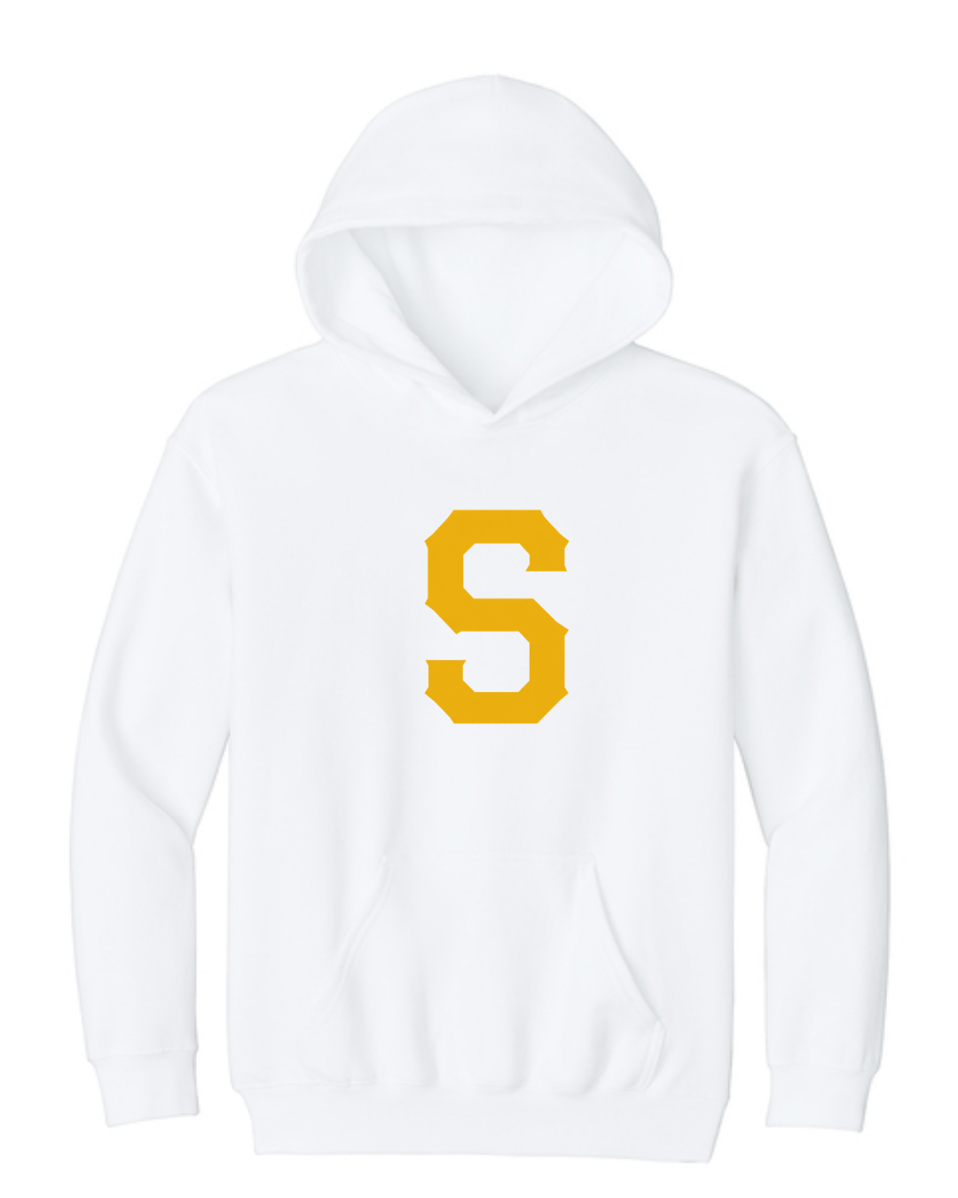 Slammers Baseball S Hoodies (Gold Black and White)