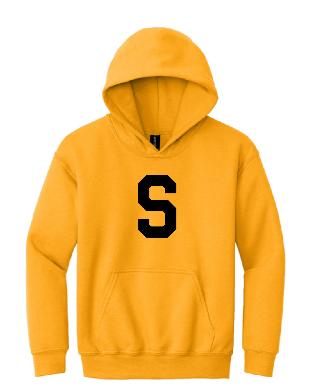 Slammers Baseball S Hoodies (Gold Black and White)