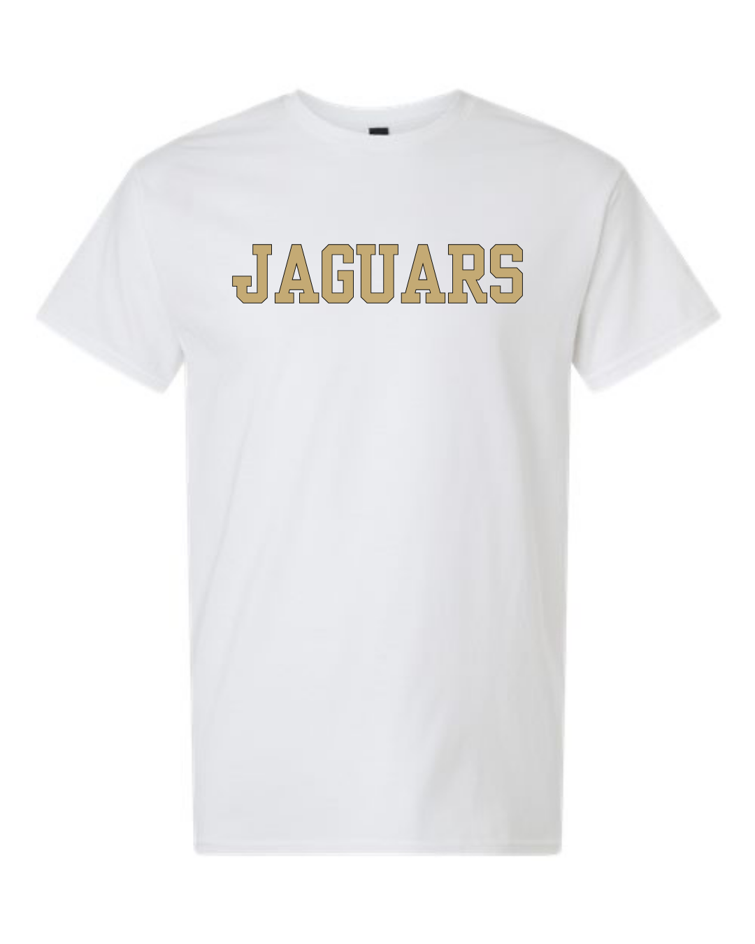Gold Letter Jaguars Shirt (Multiple Colors)