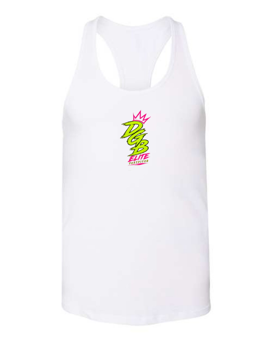 OGB Elite Fastpitch Bella Canvas Racerback Jersey Tanks (Black and White / Multiple Designs)