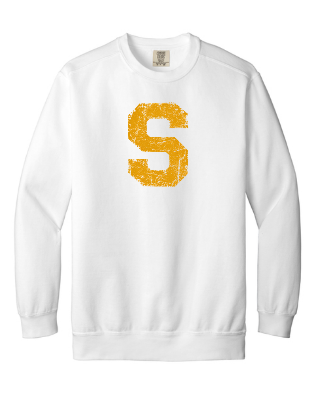 Comfort Colors 1566 Sweatshirt (Pepper and White)