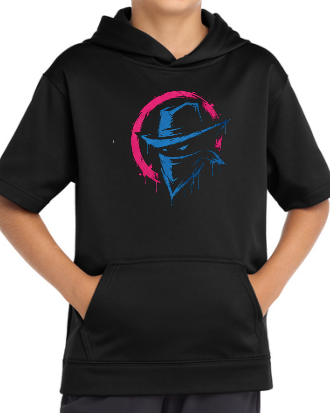 Outlaws Short Sleeve Fleece Hoodies (Multiple Designs)