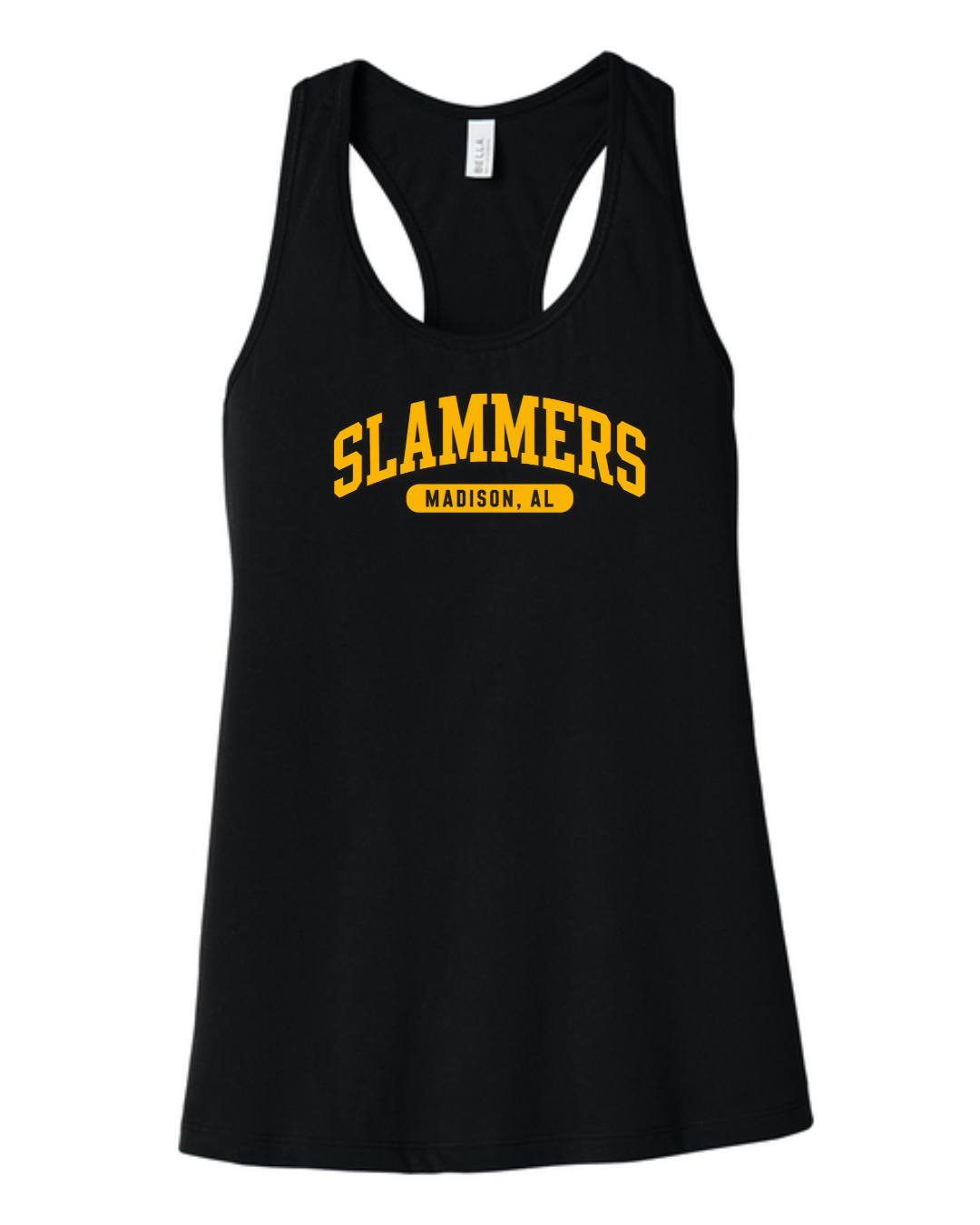 Slammers Bella Canvas Racerback Tanks (Multiple Designs and Colors)