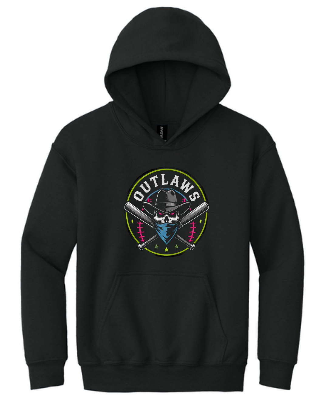 Outlaws Hoodies (Multiple Designs and Colors)