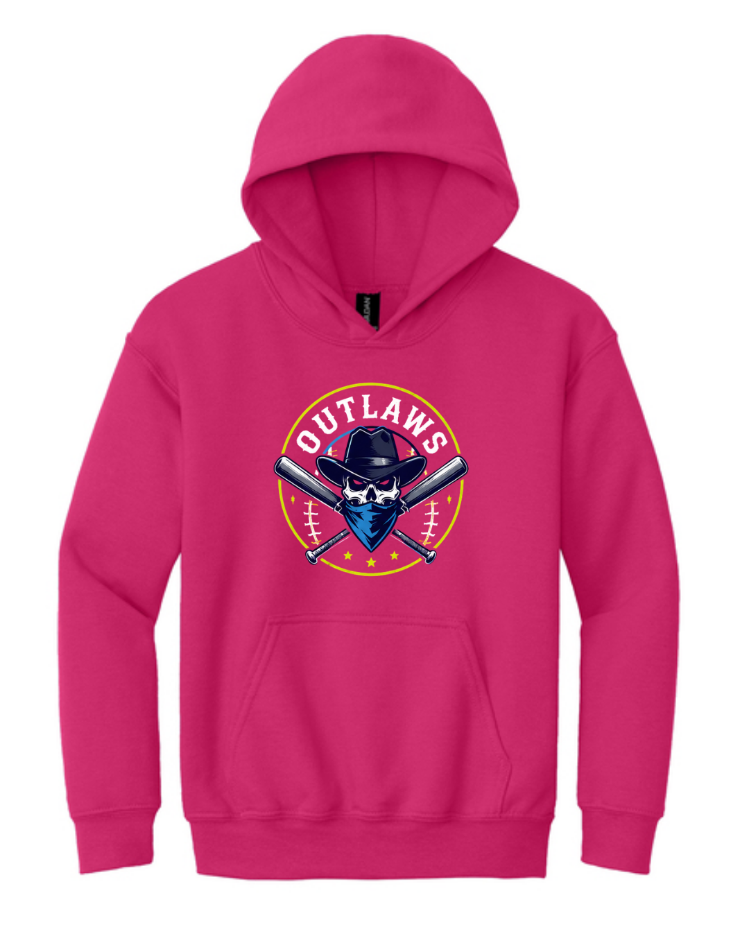 Outlaws Hoodies (Multiple Designs and Colors)