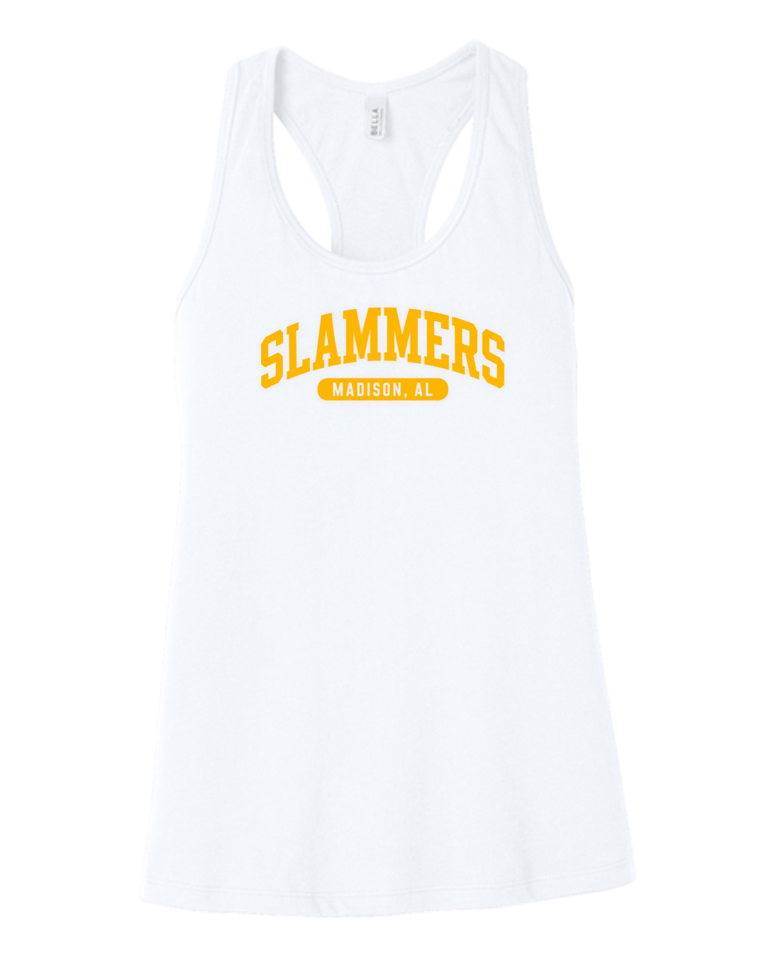 Slammers Bella Canvas Racerback Tanks (Multiple Designs and Colors)