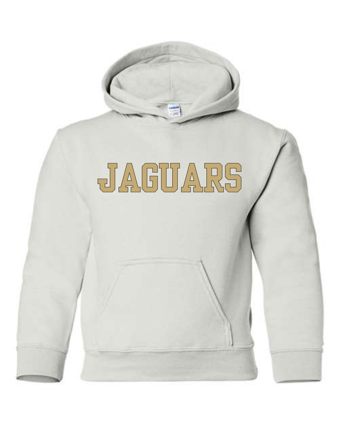 Gold Letter Jaguars Hoodie (Multiple Colors)