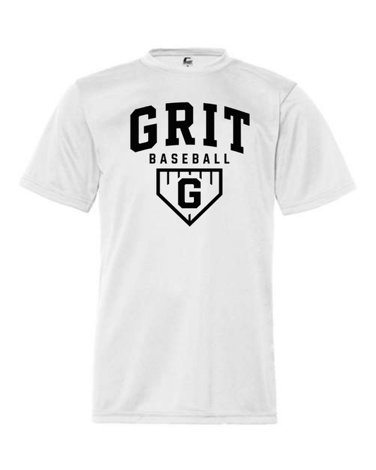 Grit Baseball G - Shirt (Black and White)