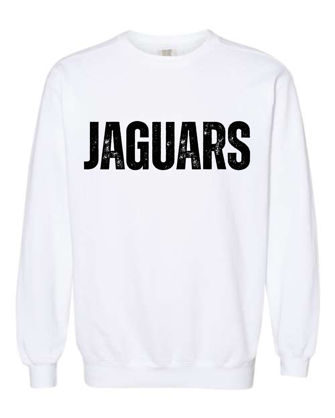 Jaguars Distress Block Crewneck (Multiple Colors)