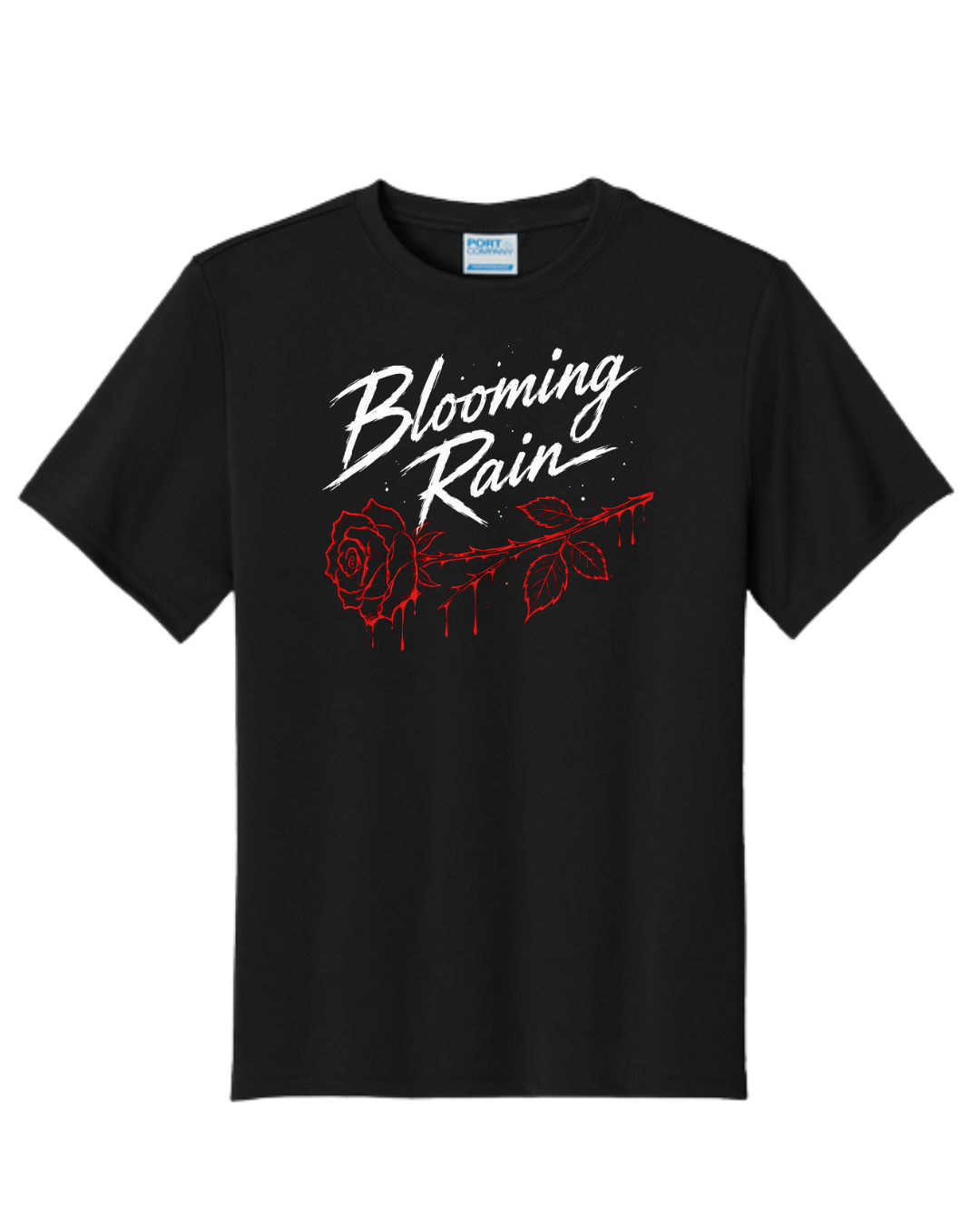 Blooming Rain Dripping Rose T Shirt