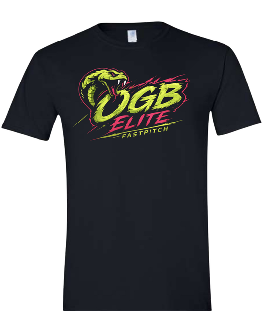 OGB Elite Fastpitch OGB Dri Fit Shirts (Multiple Designs / Black and Pink)