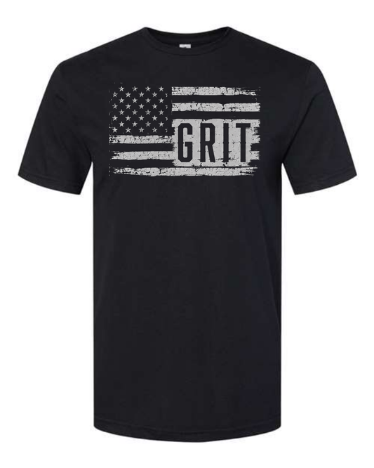 Grit Flag - Shirts (Black and White)
