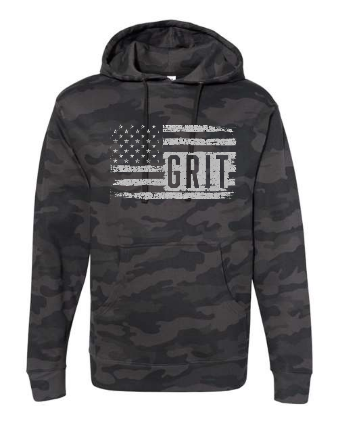 Grit Flag - Hoodies (Black, Ash, Black Camo)