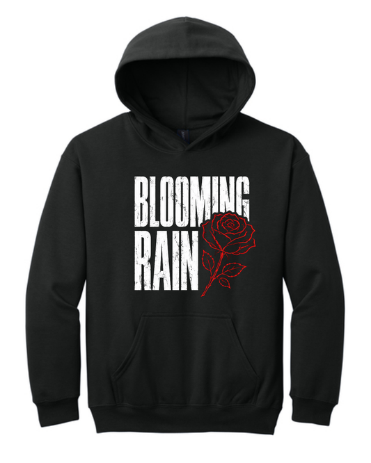 Blooming Rain Blocked Hoodie