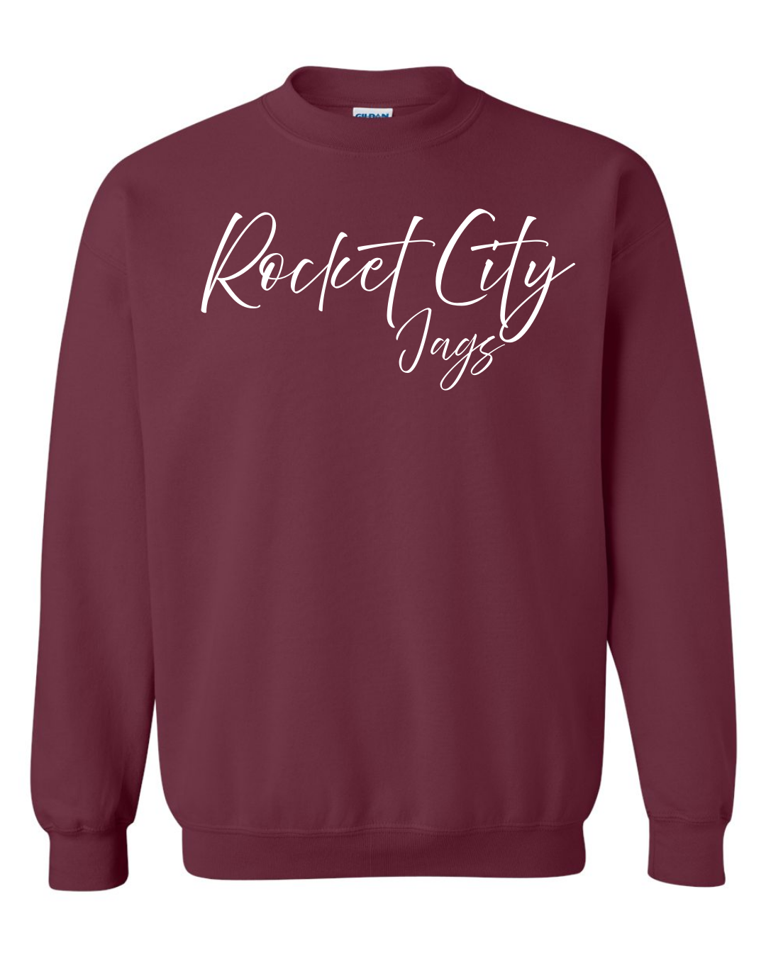 Rocket City Jags Script Crewneck (Multiple Colors)