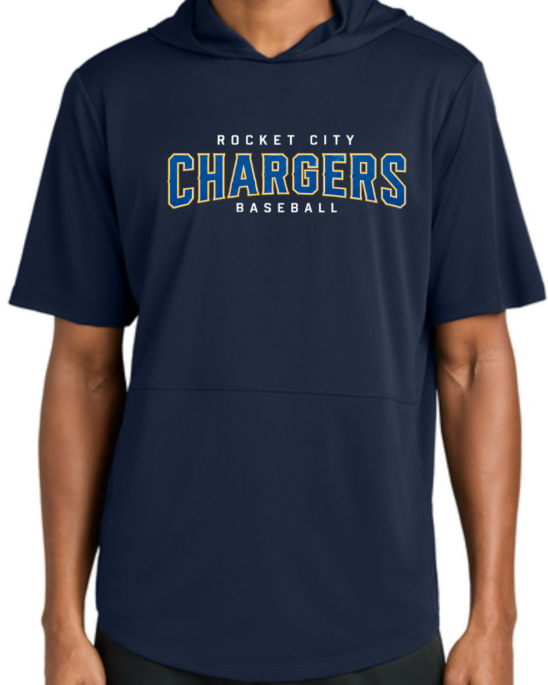 2026 Fall Collection - Chargers Poly Hooded Shirts (Navy and White)