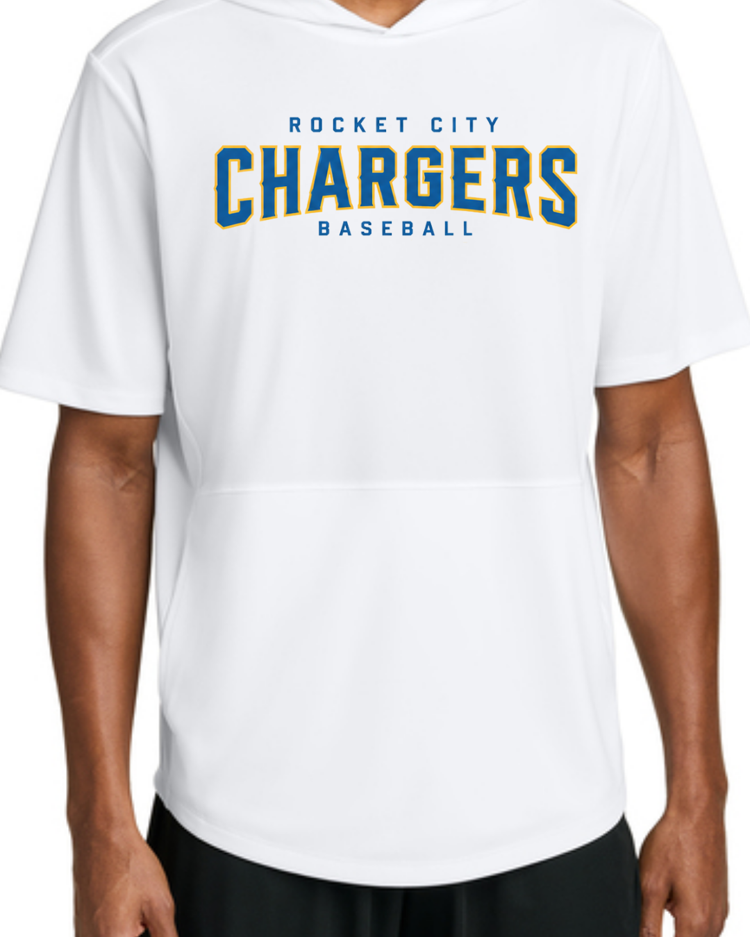 2026 Fall Collection - Chargers Poly Hooded Shirts (Navy and White)