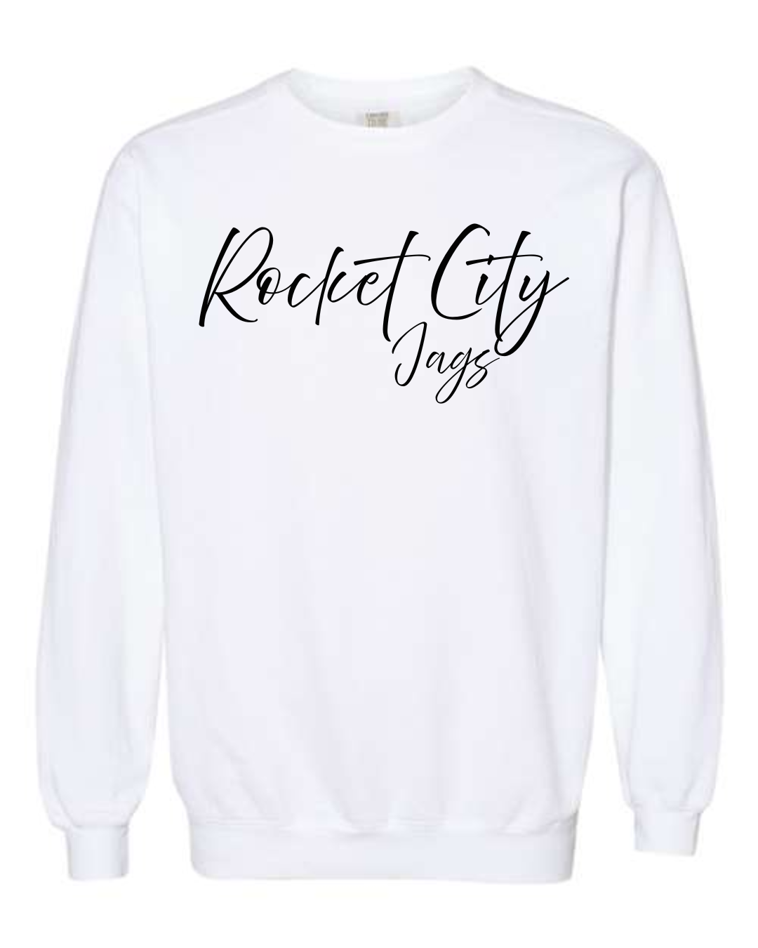 Rocket City Jags Script Crewneck (Multiple Colors)
