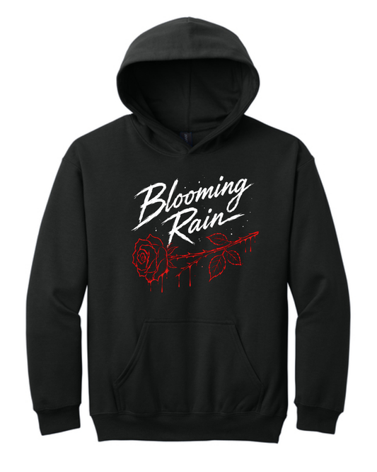 Blooming Rain Dripping Rose Hoodie