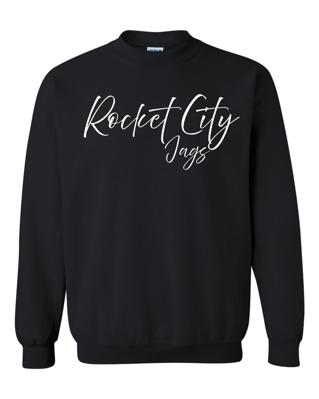 Rocket City Jags Script Crewneck (Multiple Colors)