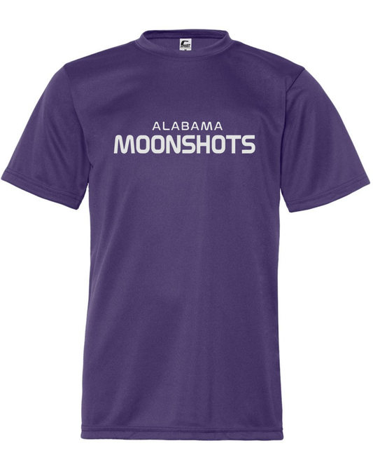 Alabama Moonshots White Writing Black and Purple