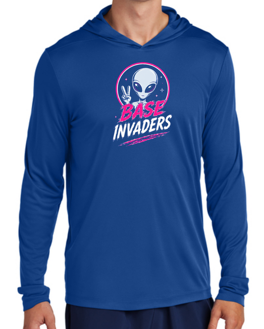 Base Invaders Multiple Colors and Designs UV Long Sleeve Poly Shirt