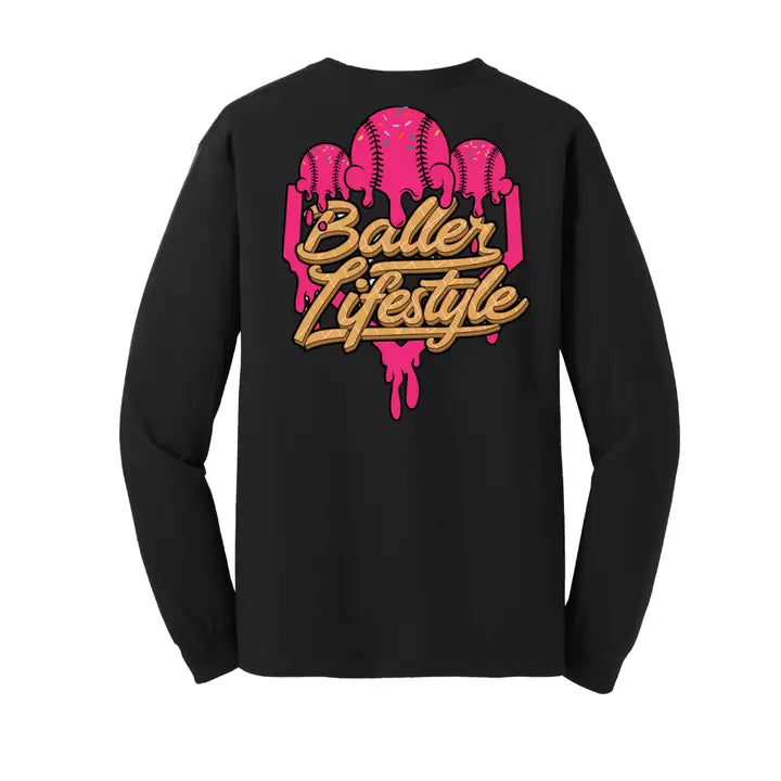 Click to See All - Youth Baller Lifestyle Long Sleeve - Multiple Colors