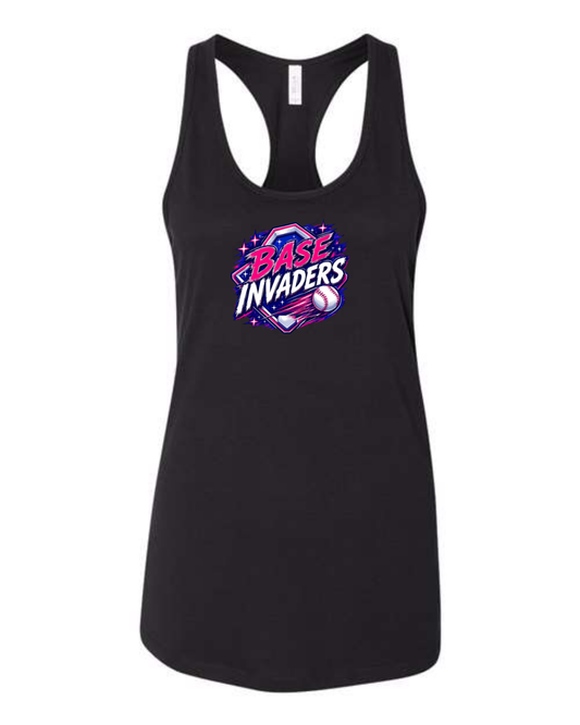 Base Invader Bella Canvas Racerback Tanks