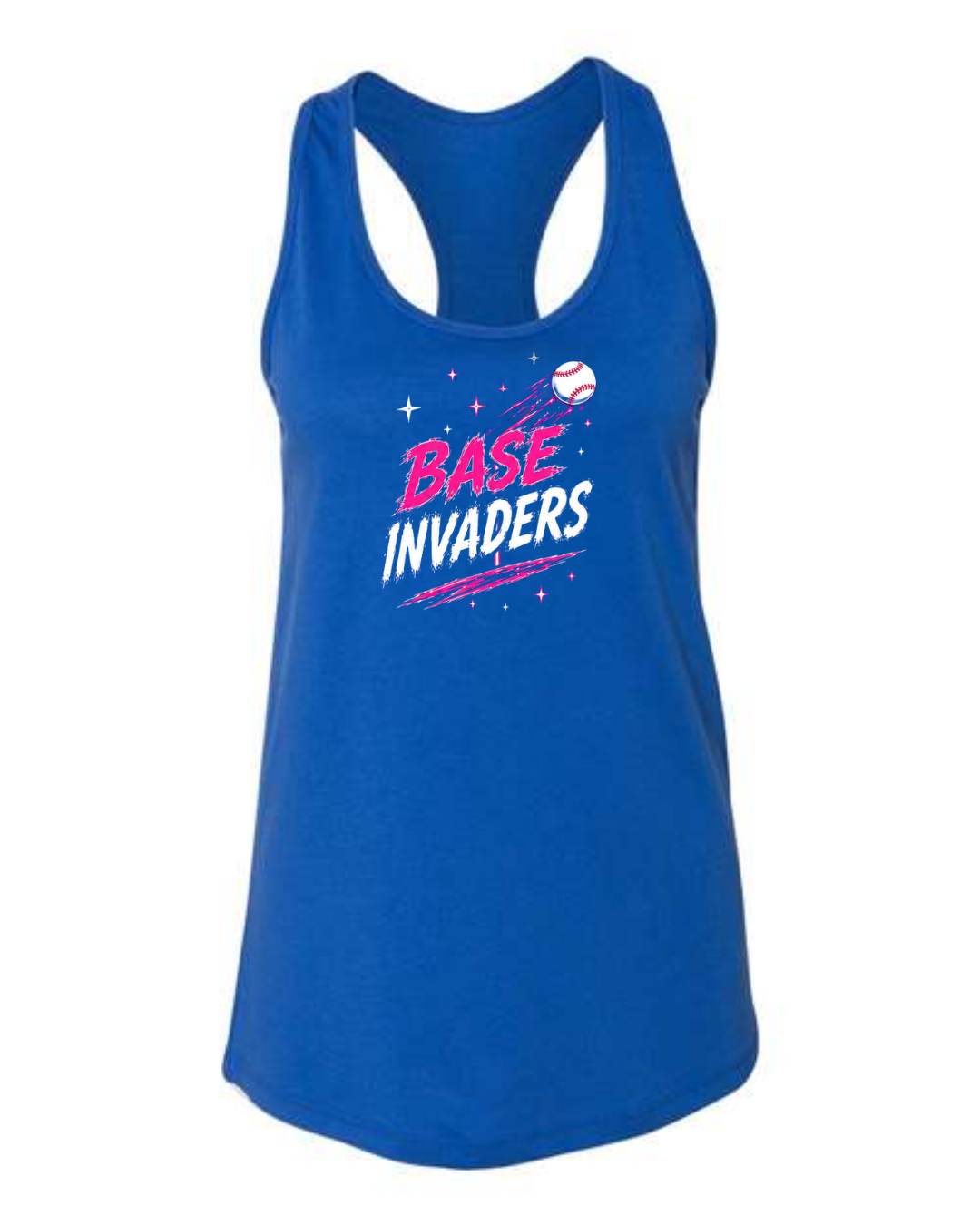 Base Invader Bella Canvas Racerback Tanks