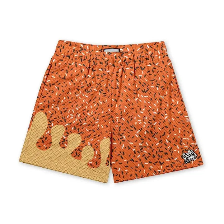 Click to See All - Youth Baseball Sprinkle Ice Cream Shorts - Multiple Colors