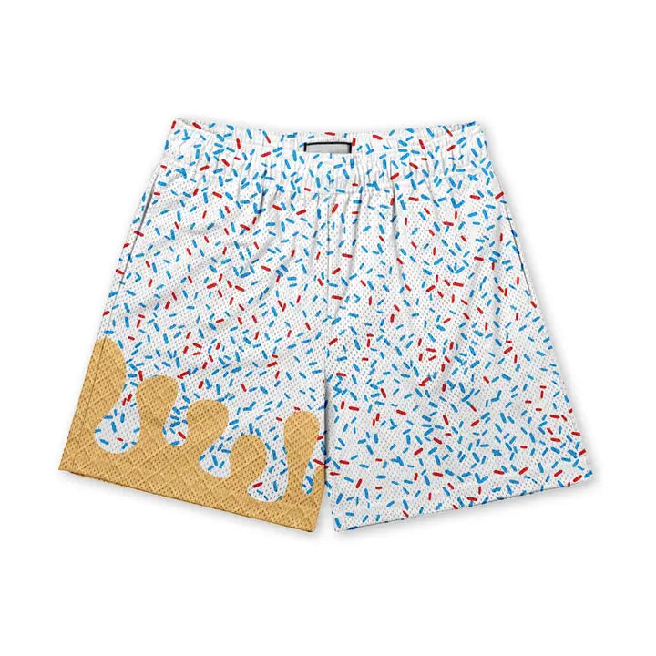 Click to See All - Youth Baseball Sprinkle Ice Cream Shorts - Multiple Colors
