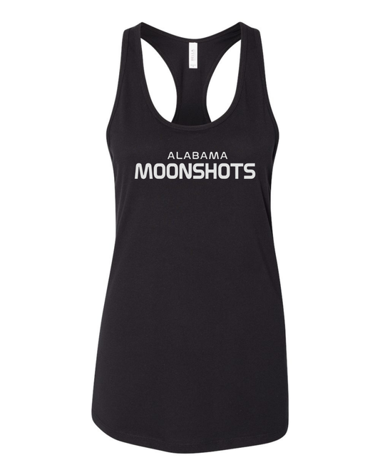 Bella+Canvas Raceback Tank Alabama Moonshots White Letters
