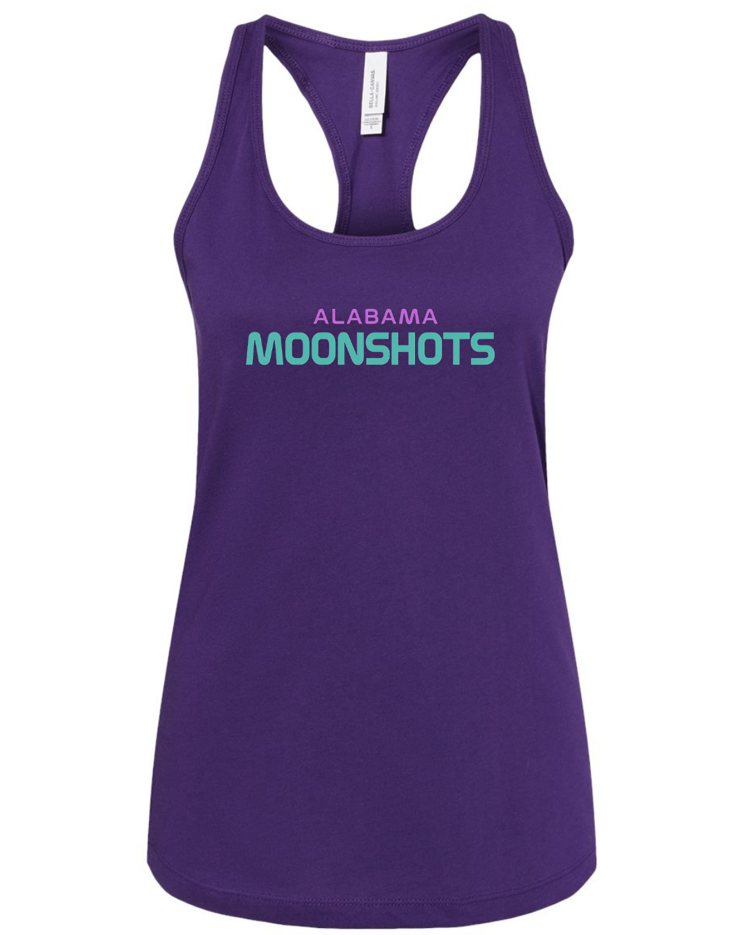 Bella+Canvas Raceback Tank Alabama Moonshots Multi Colors