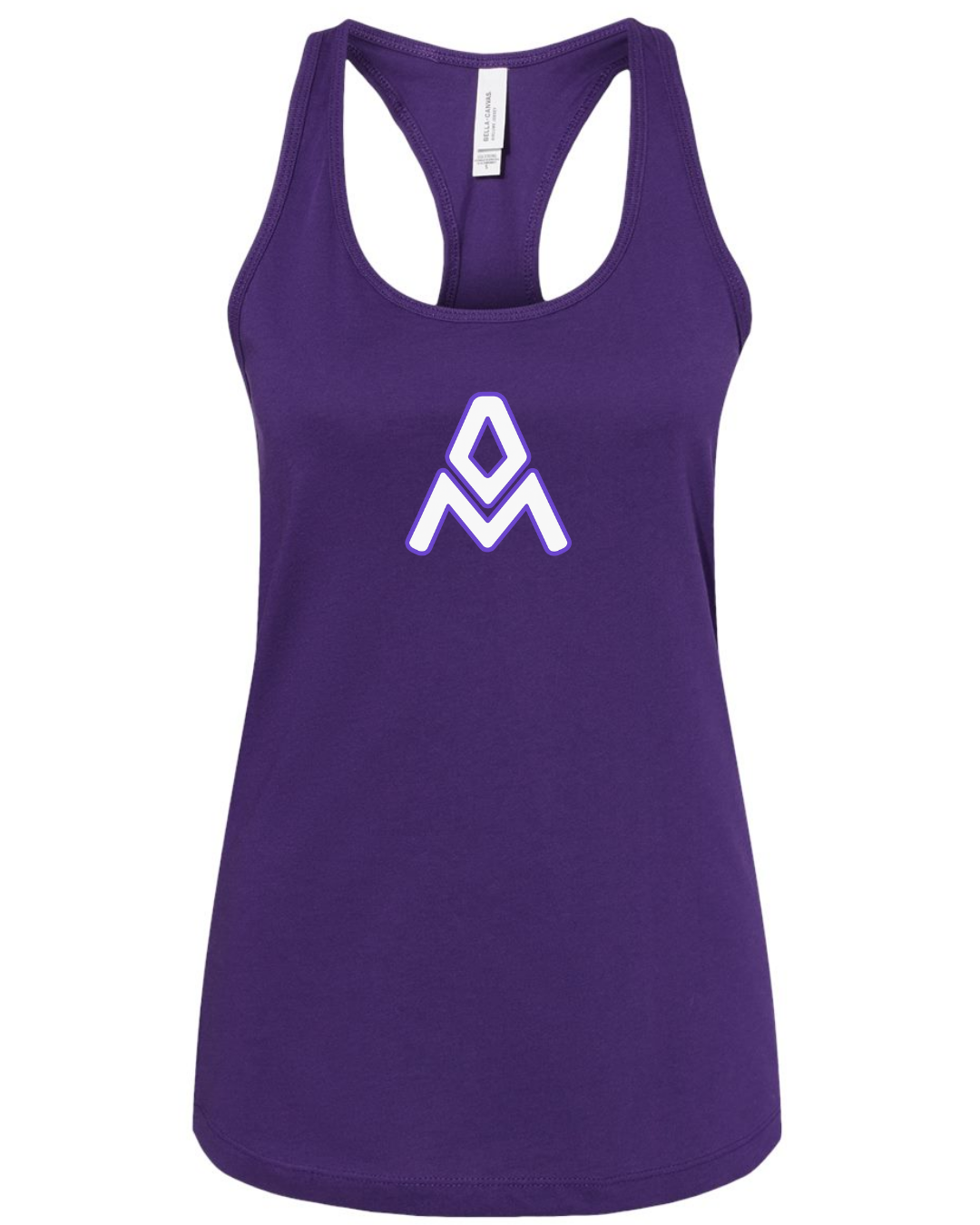 Bella+Canvas Raceback Tank Alabama Moonshots Logo Multiple Colors