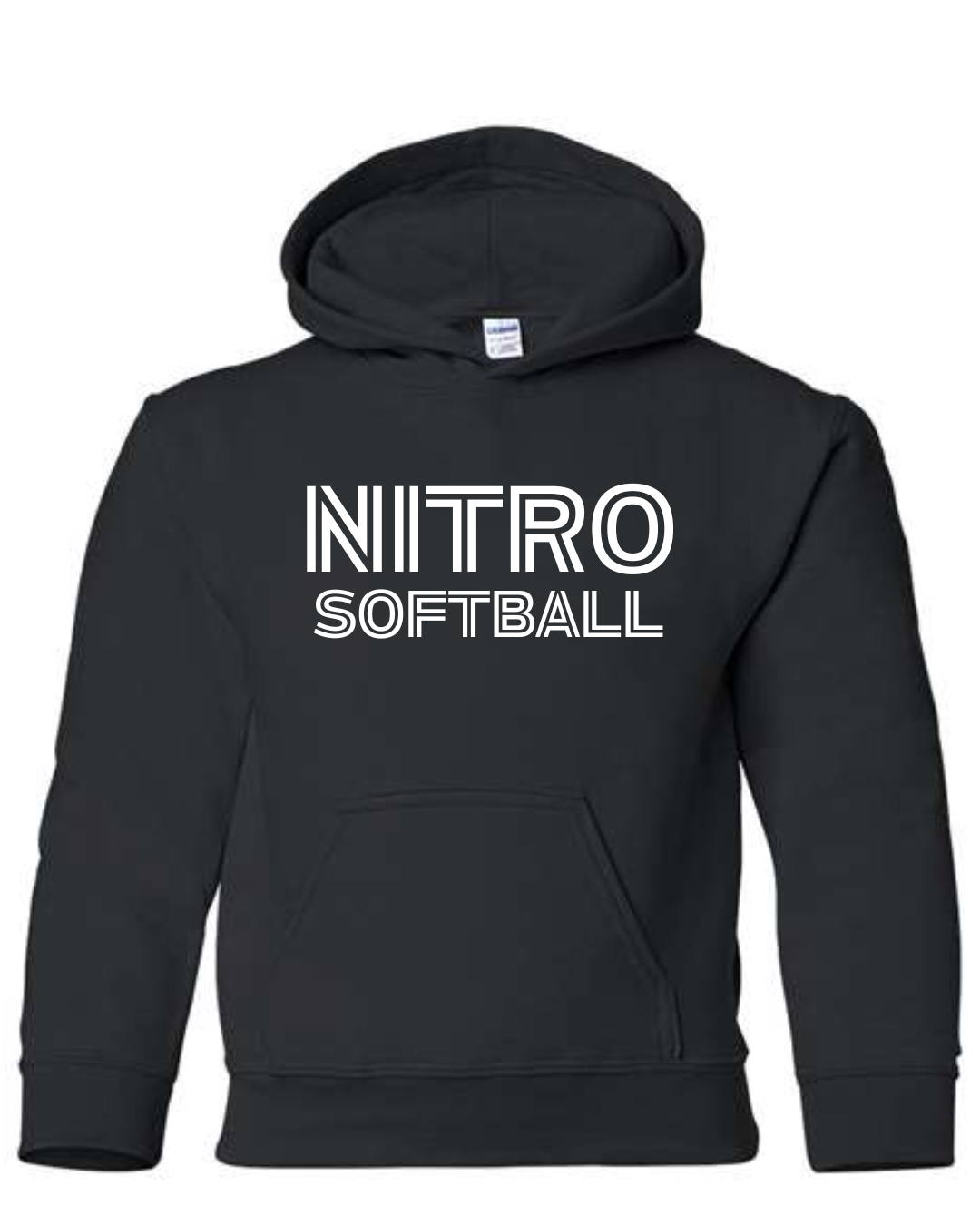 Nitro Softball Hoodie (Black or Maroon)