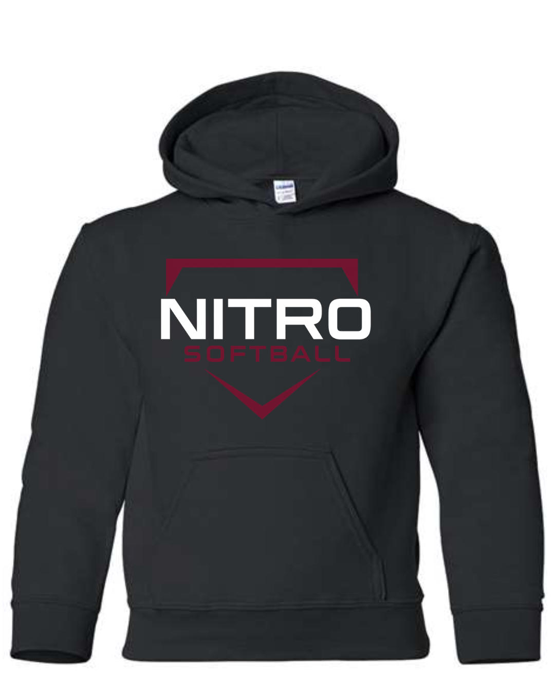 Black Home Plate Hoodie