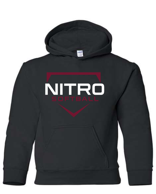 Black Home Plate Hoodie