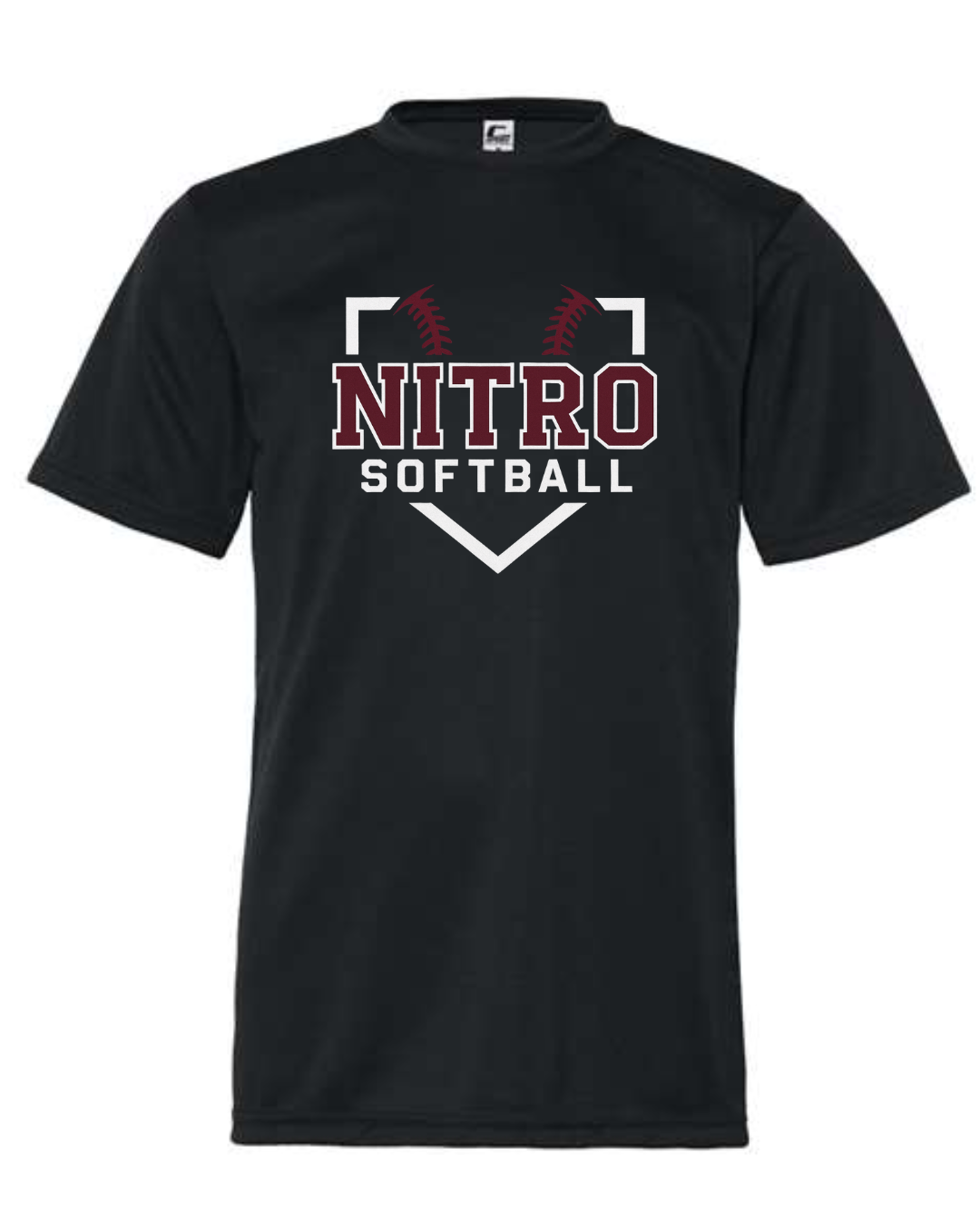 Nitro "Seems" Shirt (Black and Maroon)