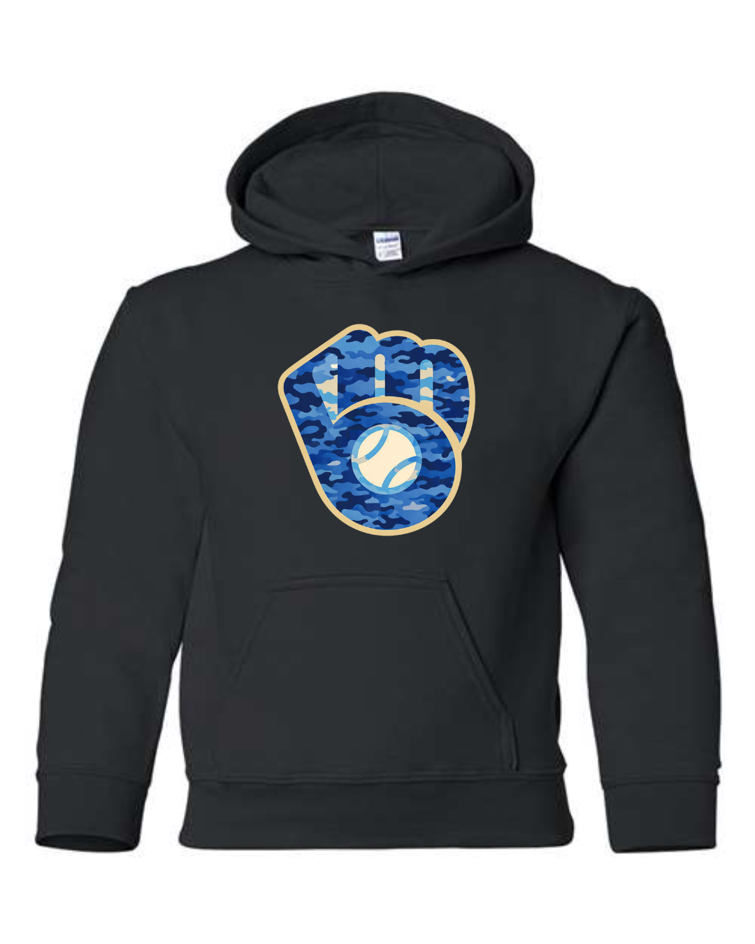 *New for 2026* Blue Camo Logo Hoodies (Multiple Colors)