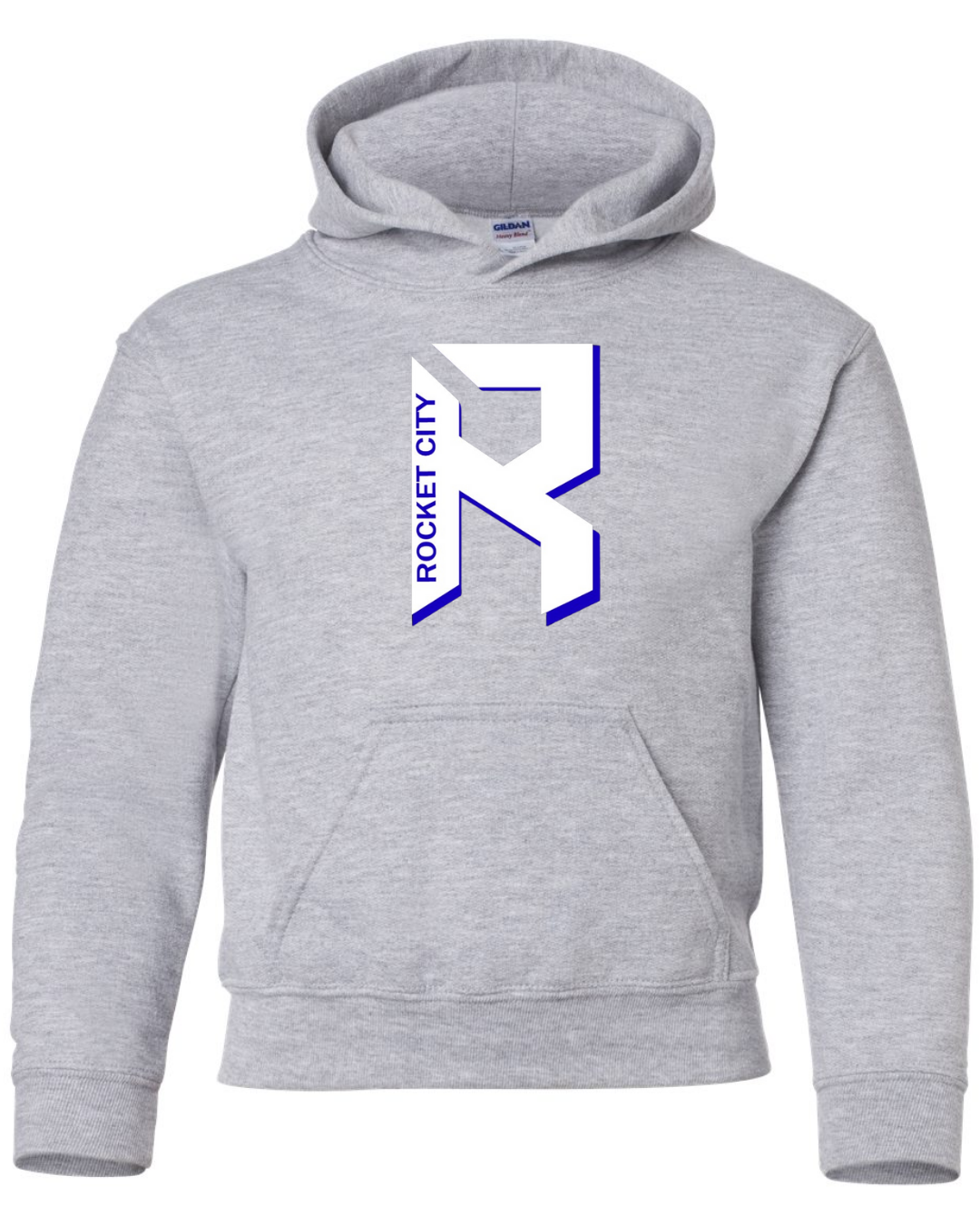 Blue Rocket City "R" Hoodie Multiple Colors