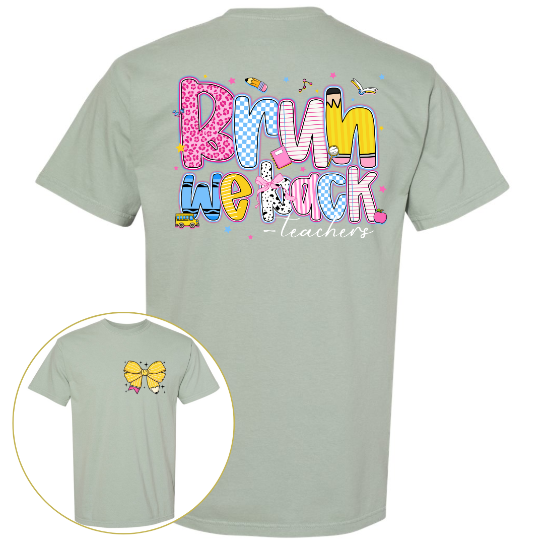 Bruh We Back Front and Back - Comfort Colors Bruh We Back Front and Back